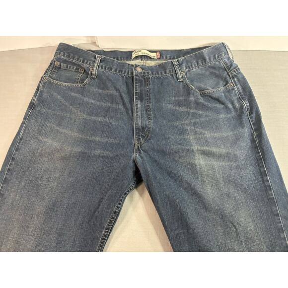Levi’s 569 Loose Straight Jeans Mens 42x30 Blue Denim Baggy Fit Casual - Picture 4 of 13